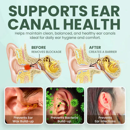 【👑Top Sellers of 2026】👂KLENIMORE Ear Care Drops- Tinnitus Relief – Gentle Cleansing & Soothing Relief for Healthy Ears -Plant-Based Formula|FDA-Registered
