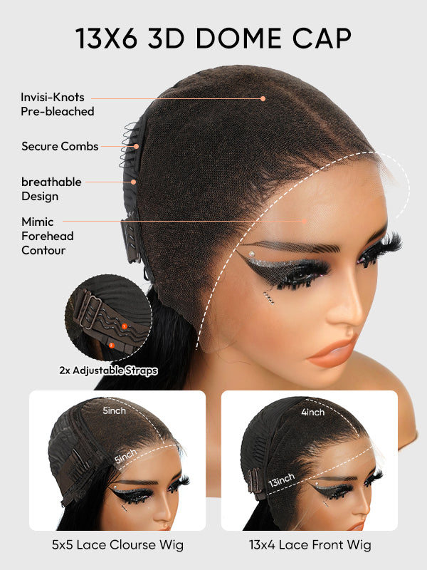 🔥 13x6 HD Lace Front Wig | Free Parting & Natural Hairline ✨