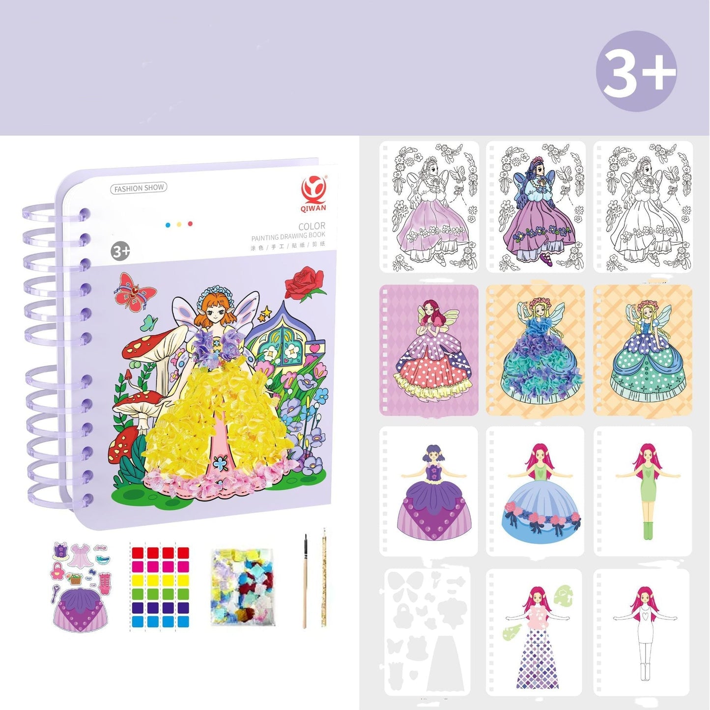 Childhood infinite dream hand-painted