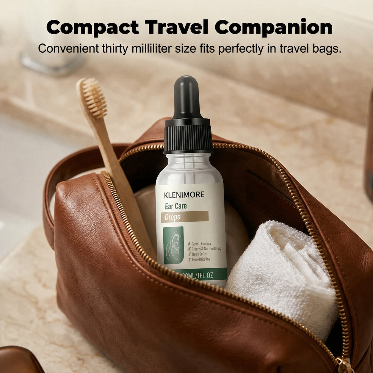 【👑Top Sellers of 2026】👂KLENIMORE Ear Care Drops- Tinnitus Relief – Gentle Cleansing & Soothing Relief for Healthy Ears -Plant-Based Formula|FDA-Registered