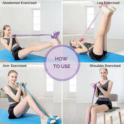Extra Strong Multi-Function Yoga Pedal Puller Resistance Band for Yoga, Fitness & Home Gym