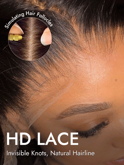 🔥 13x6 HD Lace Front Wig | Free Parting & Natural Hairline ✨