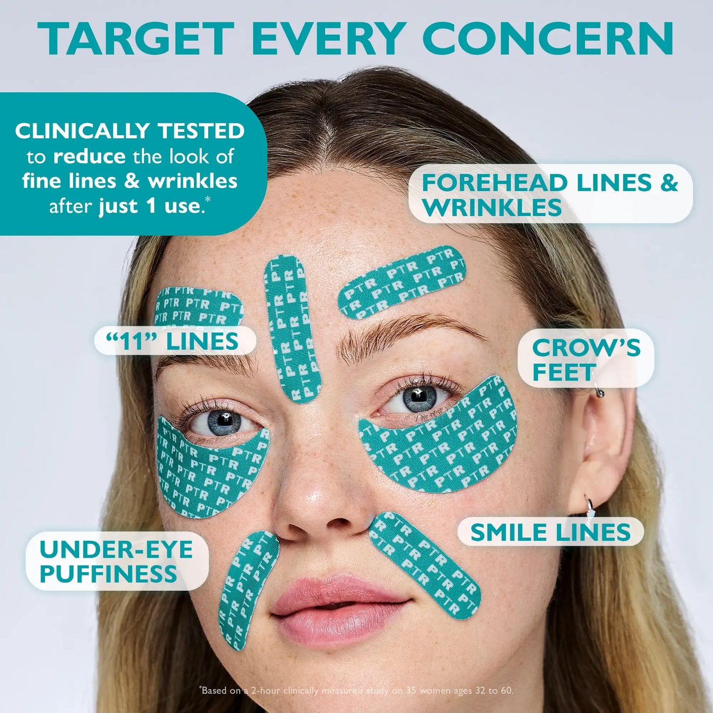 🔥KLENIMORE Peptide Skinjection Peptide Infused Face + Eye Tape
