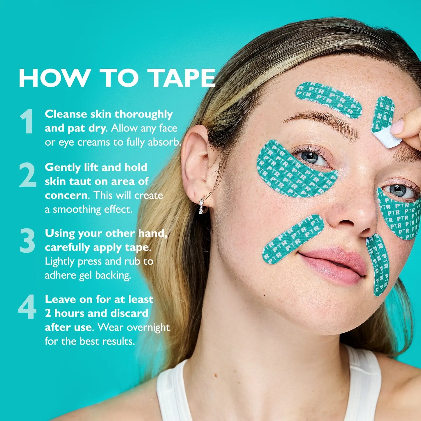 🔥KLENIMORE Peptide Skinjection Peptide Infused Face + Eye Tape