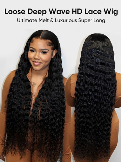 🔥 13x6 HD Lace Front Wig | Free Parting & Natural Hairline ✨