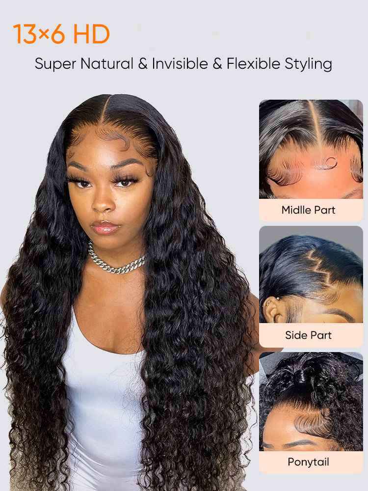 🔥 13x6 HD Lace Front Wig | Free Parting & Natural Hairline ✨