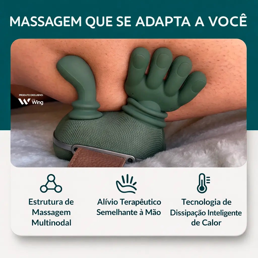 KLENIMORE™ – Massageador Cervical Portátil com Aquecimento Infravermelho
