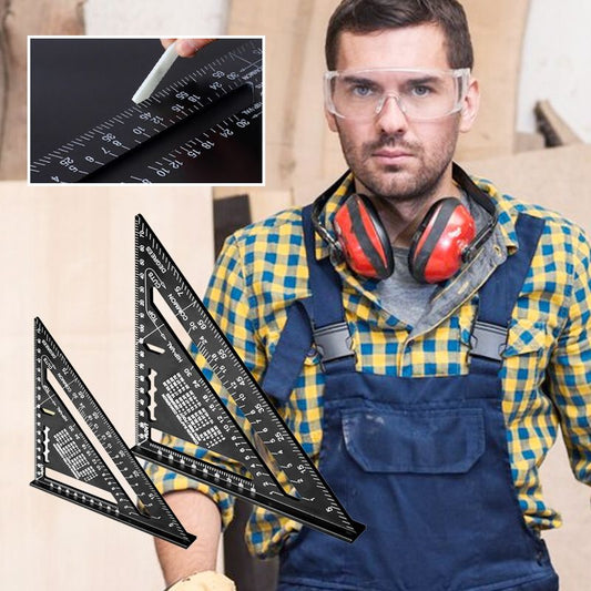 🔥Up to 40% OFF🔥Woodworking Triangle Ruler 7-12-inch