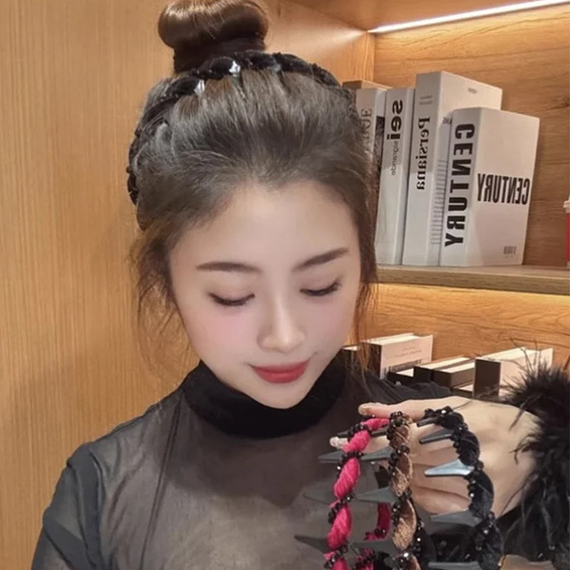 Vintage High Cranium Artificial Pearl Hairband